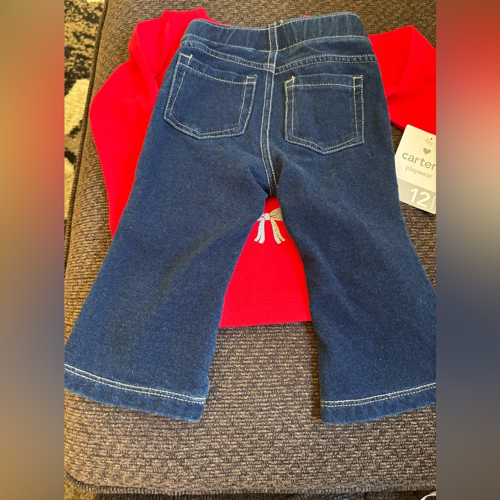 Top and Jean set 
Carter/cat &jack